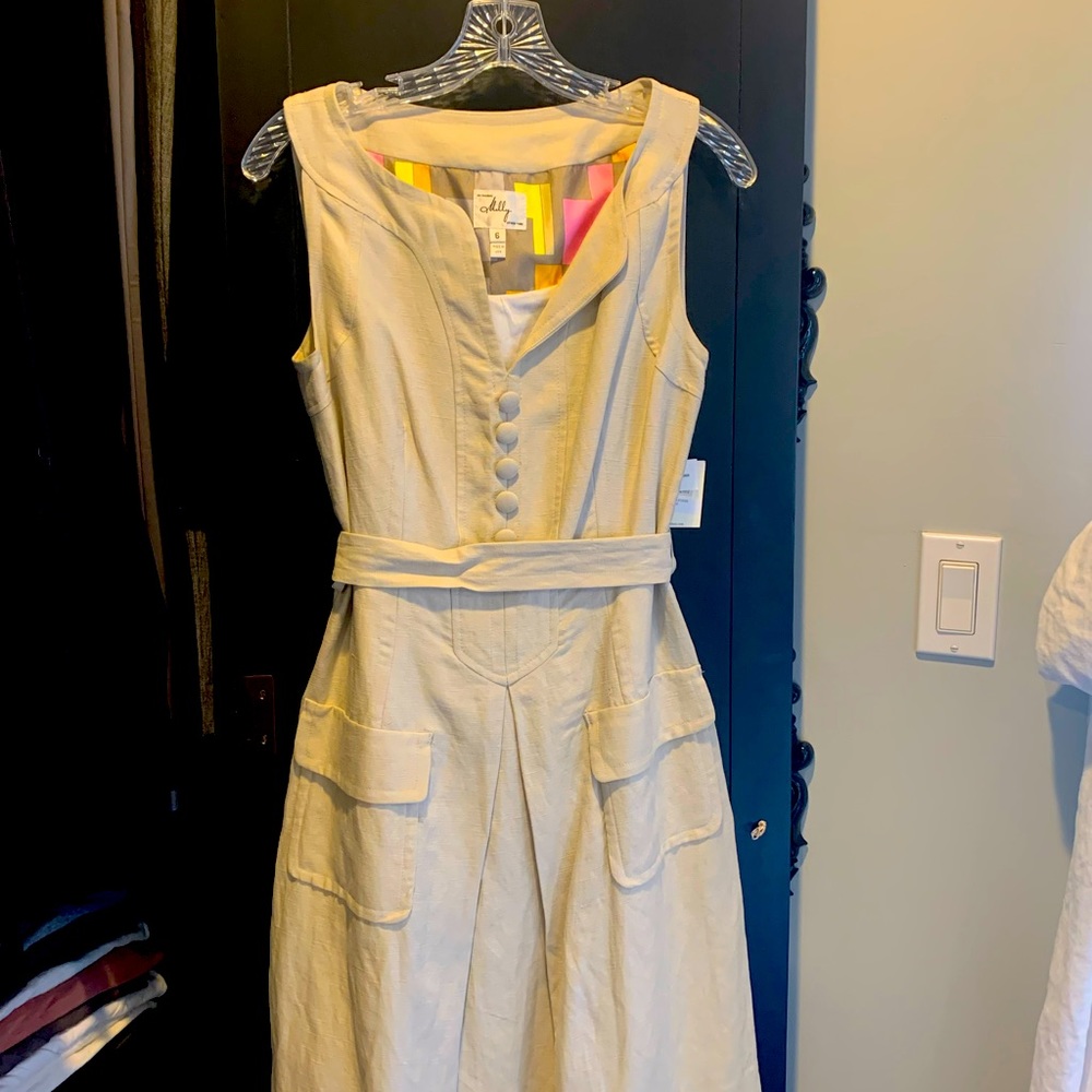 Milly of New York - Size 6 Linen Dress